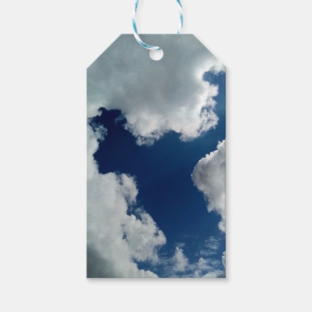 Etiqueta Para Presente Uma curva nas nuvens - Fotografia (Frente)