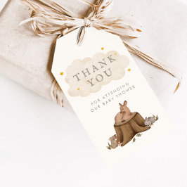 Etiqueta Para Presente Uma vez em um Favor de Storybook do Woodland Time