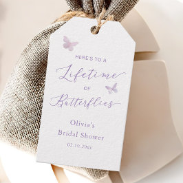 Etiqueta Para Presente Uma vida inteira de Butterflies Chá de panela Favo