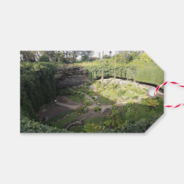 Etiqueta Para Presente Umpherston Sinkhole Santuário Escondido