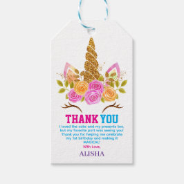 Etiqueta Para Presente Unicorn Birthday primeiro aniversario Party