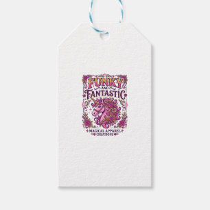 Etiqueta Para Presente Unicorn Funky e Fantástico Design Stylish Zazzle_