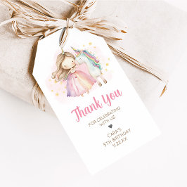Etiqueta Para Presente Unicorn Magical Day Birthday Party Favor Tags