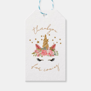 Etiqueta Para Presente Unicorn Star Party - Obrigado Por Vir