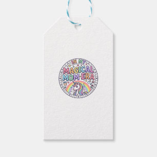 Etiqueta Para Presente Unicórnio Na Minha Camiseta Divertida Da Era Mágic