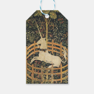 Etiqueta Para Presente Unicórnio Tapestries Captivity Tapeçaria Medieval