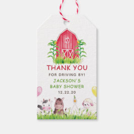 Etiqueta Para Presente Unidade de Chá de fraldas por Fazenda de Aquarela