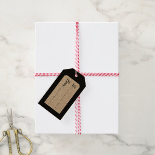 Etiqueta Para Presente Unisex Qualquer Kraft Personalizável De Ocasião