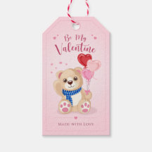 Ursa Teddy Fofa Balões Rosa Coração Dia dos Namora