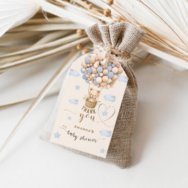 Etiqueta Para Presente Ursa Urso Mal Pode Esperar Menino Chuveiro Obrigad