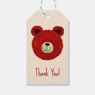 Etiqueta Para Presente Urso bonito