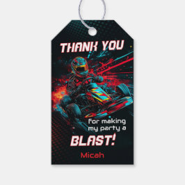 Etiqueta Para Presente Vá Kart, Obrigado, Etiqueta, Favor do Partido da C