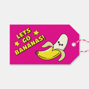 Etiqueta Para Presente Vamos Bananas!