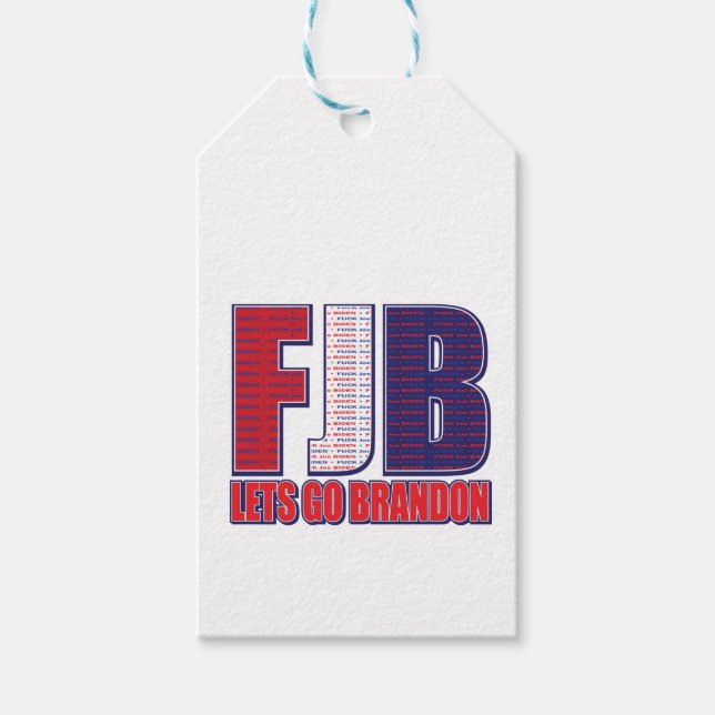 Etiqueta Para Presente Vamos Brandon - FJB (Frente)
