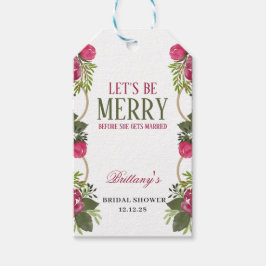 Etiqueta Para Presente Vamos Fazer uma Festa de Noivado de Natal