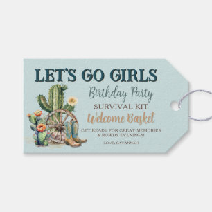 Etiqueta Para Presente Vamos Meninas Fala Do Kit De Sobrevivência Do Fato