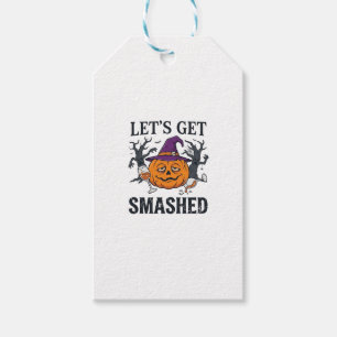 Etiqueta Para Presente Vamos nos Esmagar no Abobora de Halloween do Chapé