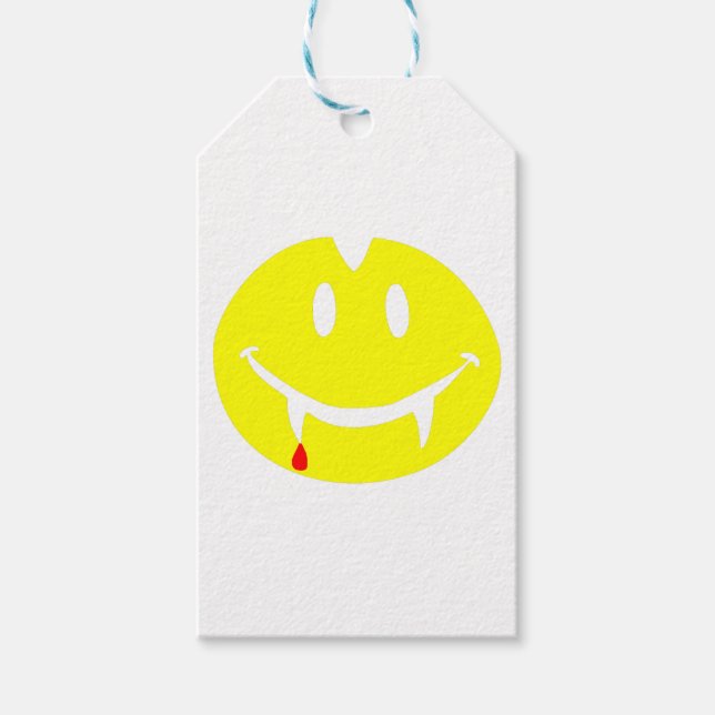 Etiqueta Para Presente vampiro emoji dracula (Frente)