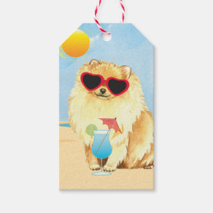 Etiqueta Para Presente Verão Pomeranian