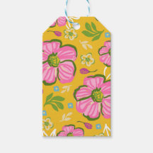 Verão Rosa Amarelo Botânico Obrigado