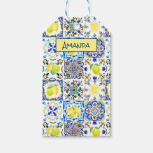 Etiqueta Para Presente Verão Siciliano Maiolica