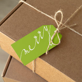 Etiqueta Para Presente Verde limão Muito Feliz Foto Personalizada Natal