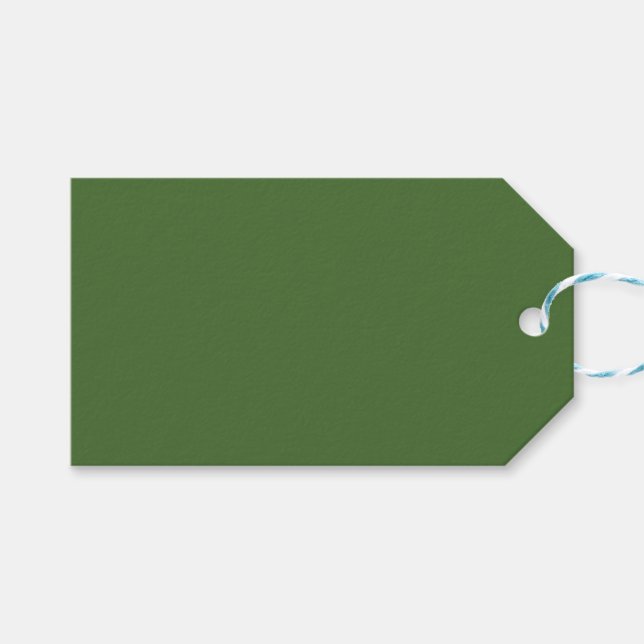 Etiqueta Para Presente Verde nº4, Etiqueta de presente verde (Frente (horizontal))