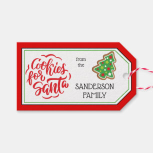 Etiqueta Para Presente Vermelha  Limão Sprinkle e Choc Chip Cookies para 