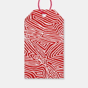 Etiqueta Para Presente Vermelho de Scribbleprints