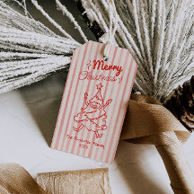 Vermelho Retro Desenhado à Mão Árvore de Natal Div