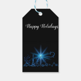 Etiqueta Para Presente Véspera de Ano Novo em Paris