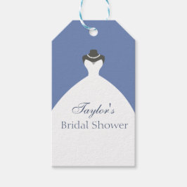 Etiqueta Para Presente Vestido de Casamento de Palhaço Branco