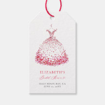 Vestido de Corações de São Valentim Laço Elegante 