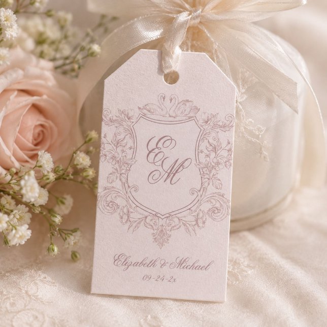 Etiqueta Para Presente victorian floral garden luxe (Criador carregado)