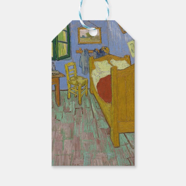 Etiqueta Para Presente Vincent Van Gogh Bedroom Painting (Frente)