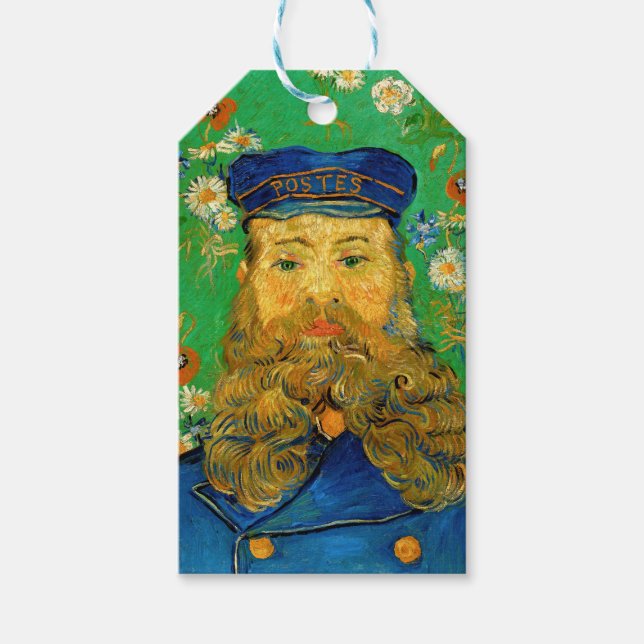 Etiqueta Para Presente Vincent Van Gogh - Carteiro Joseph Roulin (Frente)