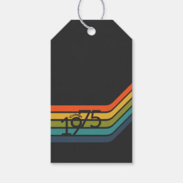 Etiqueta Para Presente Vintage 1975 Retro Design Gift Tags