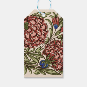 Etiqueta Para Presente vintage antíca, design gráfico de flores