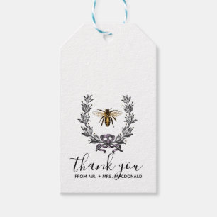 Etiqueta Para Presente vintage bebe PRIMAVERA GARDEN WEDDING a favor