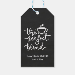 Etiqueta Para Presente Vintage Chalkboard O Script De Mistura Perfeito