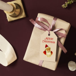 Etiqueta Para Presente Vintage Felry Natal Vitoriano Papai Noel
