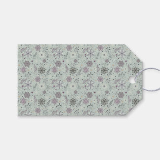 Etiqueta Para Presente Vintage Snow