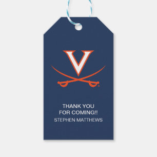 Etiqueta Para Presente Virginia Cavaliers Graduação