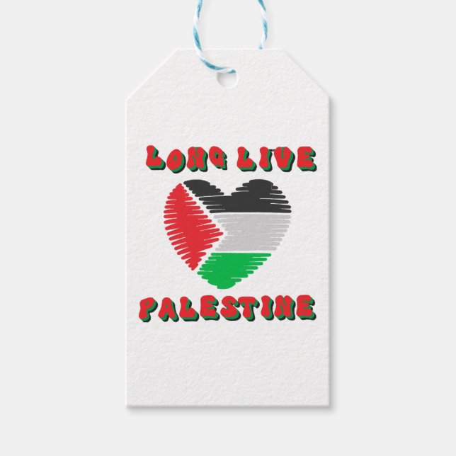 Etiqueta Para Presente Viva a Palestina (Frente)