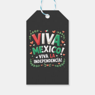 Etiqueta Para Presente Viva México Viva la Independencia Dia da Independê
