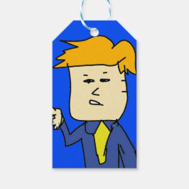 Etiqueta Para Presente você está sendo demitido garoto de desenho animado