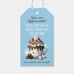 Etiqueta Para Presente Você foi assaltado, uma corda de cacau quente