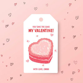 Etiqueta Para Presente Você Leva o Bolo Tag de Presente de Dia dos Namora