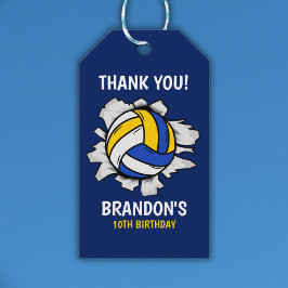 Etiqueta Para Presente Volleyball Funny Birthday Kids
