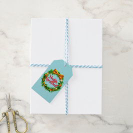 Etiqueta Para Presente Vrolijk Kerstfeest Dutch Merry Christmas Gift Tag